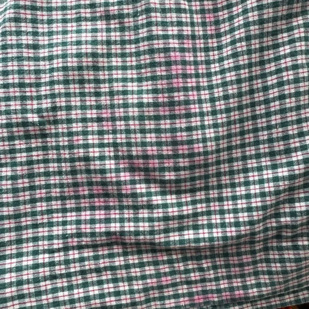 Traditions by Pamela Kline 70s Vintage Plaid Country Dress Jumper